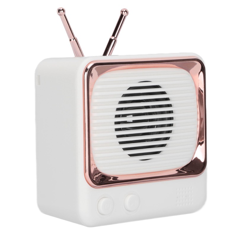 TV Shaped BT Speaker Wireless Lightweight Portable Mini Classic Style