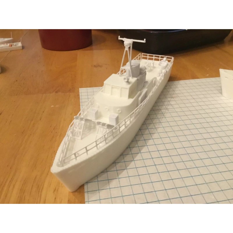 "Handmade" N scale U.S. Coast Guard 95 Foot Cutter ship