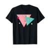 Geometric Triangles T-Shirt Aesthetic Eighties 1980s