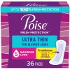 Poise Ultra Thin Incontinence Pads, 5 Drop Maximum Absorbency, 36