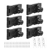 KEJJNYER 6 Packs Keyed Hasp Latch Locks, 2.5 Inch Cabinets