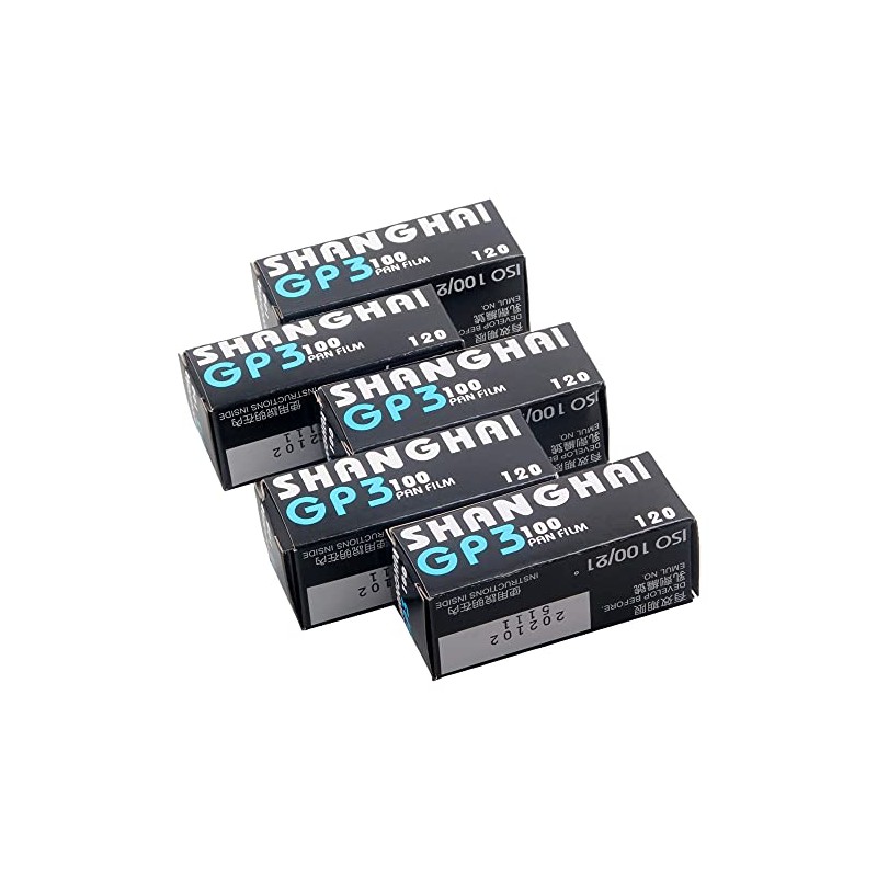 10 rollos de película Shanghai 120 negro y blanco Iso
