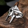 Arcutina Doom Mask Rings Gothic Punk Stainless Steel Ring Vintage
