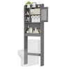 SEGAWE Modern Over The Toilet Space Saver Wooden Storage Cabinet