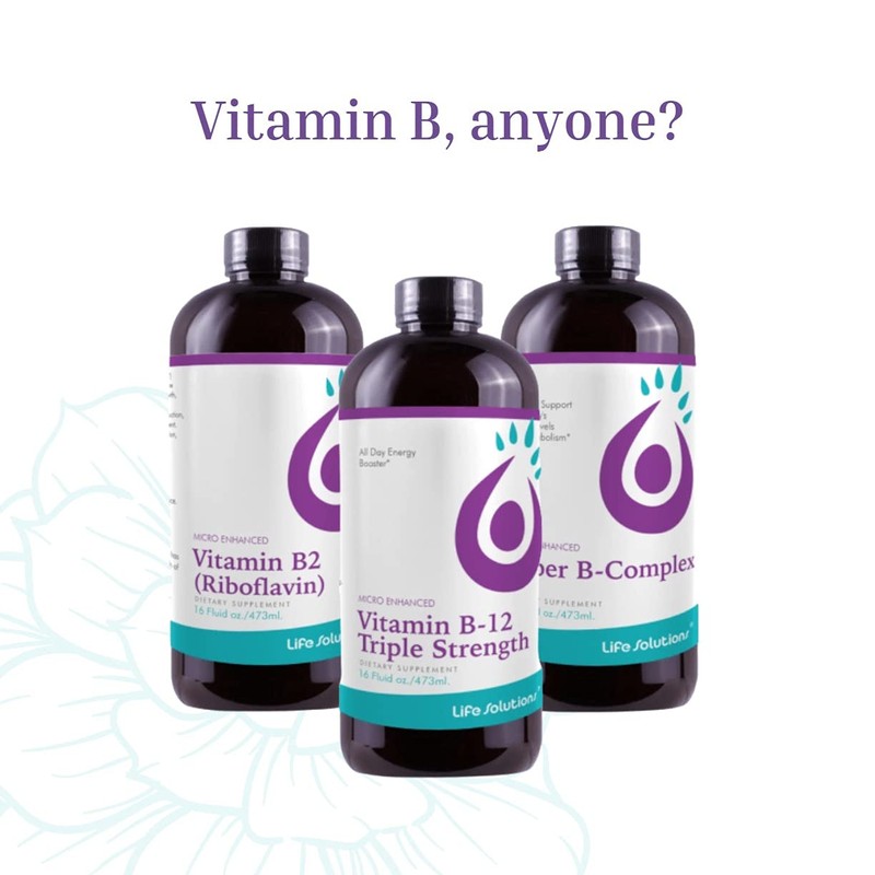 Life Solutions Vitamin B2 - Liquid Dietary Supplement with 50mg