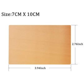 YUNGUI 15Pcs FR4 Copper Clad Blank PCB,100 x 70 x 1.5mm Copper Clad PCB Laminate Circuit Prototype Board