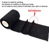 JZK 8 Rollen 7.5cm Breite selbstklebende bandage, dehnbare kohäsive bandage,