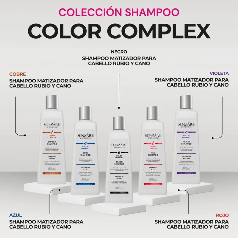 Senzáre Color Complex Shampoo Negro 1 L