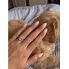 Light Pink Short Almond Press On Gel Nails 16 Sizes
