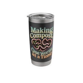 Worm Composting Bin for Sustainable Gardeners Stainless Steel Insulated Tumbler