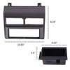 G-PLUS Car Stereo Radio Dash Kit Pocket Bezel Trim W/O