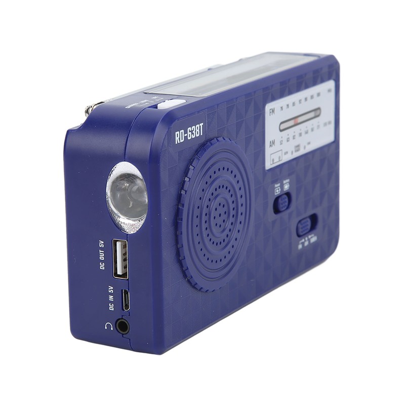 Hand Crank Solar Radio Multifunctional Emergency Radio With LED Flashlight