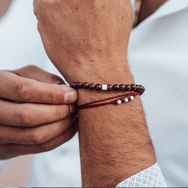 Nato Cuff - 925 Sterling Silver Double Wrap Nylon Bracelet - Handmade in France - Adjustable - Men's and Women's Jewellery, Nylon Silver