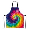 Wasach Tie Dye Apron,Adjustable Neck Bib Apron for Men Women,Suitable