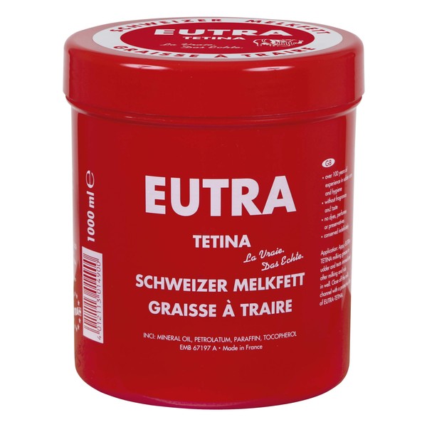 KERBL Eutra Melkfett (1000 ml-Dose Euterpflegemittel, 13 x 11,5 x