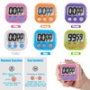 6 Pack Multi-Function Electronic Timer - Magnetic Digital Timers Big
