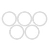 5pcs Badge Moldes Seal, Circle Cutter Button Maker Machine Seal