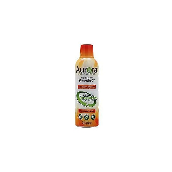 Aurora Nutrascience Mega-Liposomal Vitamin C Liquid Organic Fruit 16 fl.oz