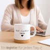 wunderwunsch Tasse Kaffeetasse mit Korkboden, Kaffeebecher als Geschenk für Mutter,