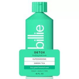 Billy 빌리 디톡스 퓨리파이징 여성 바디워시 18온스 쥬시 그린 식물성 향 크루얼티 프리 [Soothe] Billy Detox Purifying Women's Body Wash 18oz Juicy Green Plant-Based Scent Cruelty-Free [Soothe]