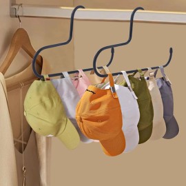 Unbranded 2x Perchero organizador para gorras de béisbol con 20 Caps, Slip-Resistant Hat H