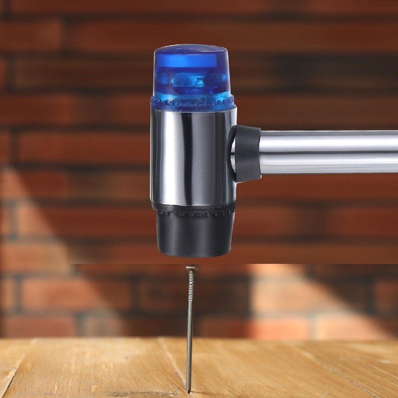 sourcing map Rubber Mallet Double-Faced with Non-Slip Plastic Grip Rubber
