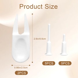 Daryunk 12 Pcs Exercise Ball Plug Replacement Kit, Yoga Ball Fitness Exercise Balls Air Stopper Plug Pin Adapter Kit, with 2 Pcs Removal Devices