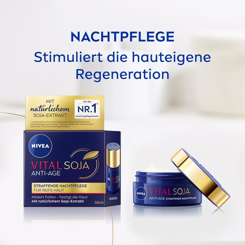 NIVEA Vital Anti-Age Firming Night Cream for Mature Skin 50