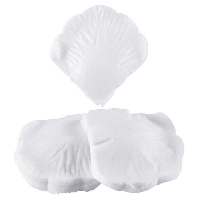 2000Pcs White Rose Petals Artificial Flower Petals for Valentine's Day