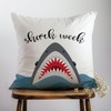 OUZ Shark Gifts for Girls Shark Gift Throw Pillow Cover