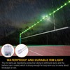 Eliteemo LED Badminton Pickleball Net Light, 17Ft Remote Control LED