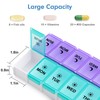 DANYING Large Pill Organizer 2 Times a Day, Weekly Pill