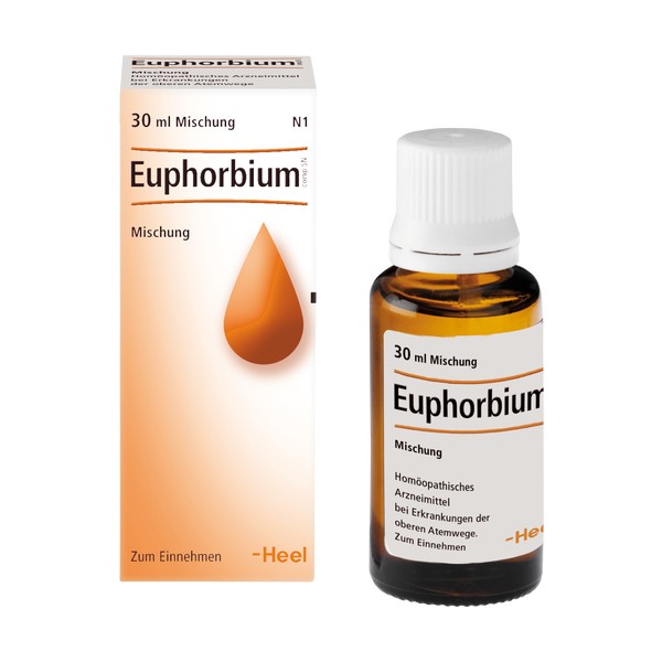 Heel Euphorbium Compositum Drops 30 ml Chronic Rhinitis Sinusitis Allergies