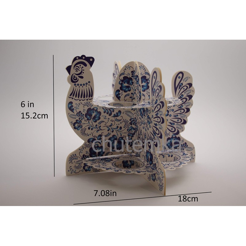 chutemka Easter Set for Decorating Eggs - Decorative Stand for