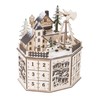 Small foot Advent calendar with pyramid.