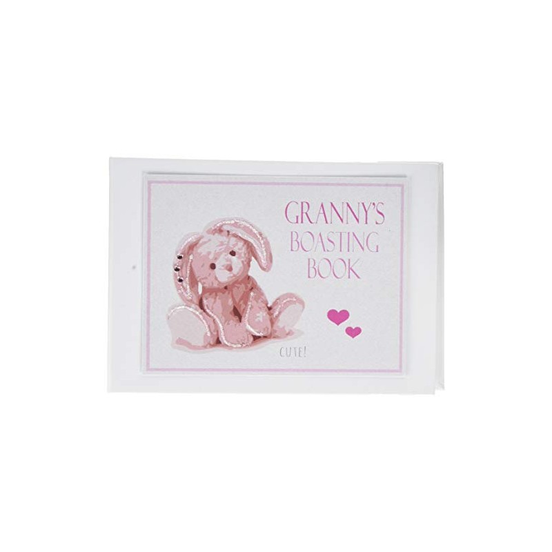 White Cotton Cards Pink Granny's Boasting Book, Photo Album (NRP1T),