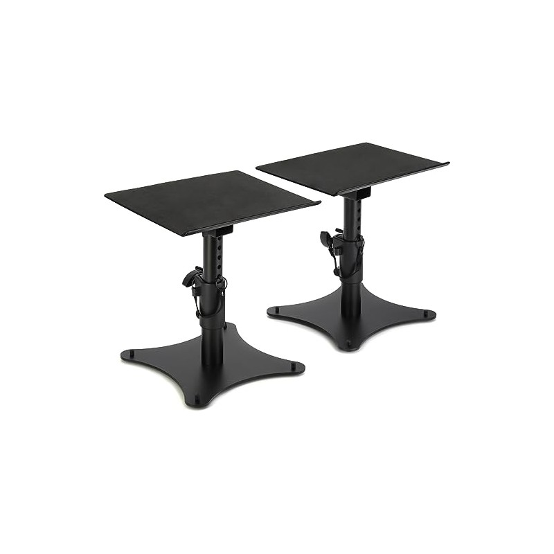 On-Stage SMS4500-P V2 Desktop Speaker Stands, Black (14440)