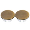 uxcell 2Pcs Sink Overflow Cover Basin Trim Copper Overflow Rings