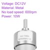 DMiotech Micro DC 12V 600RPM Geared Motor with Bracket Gear