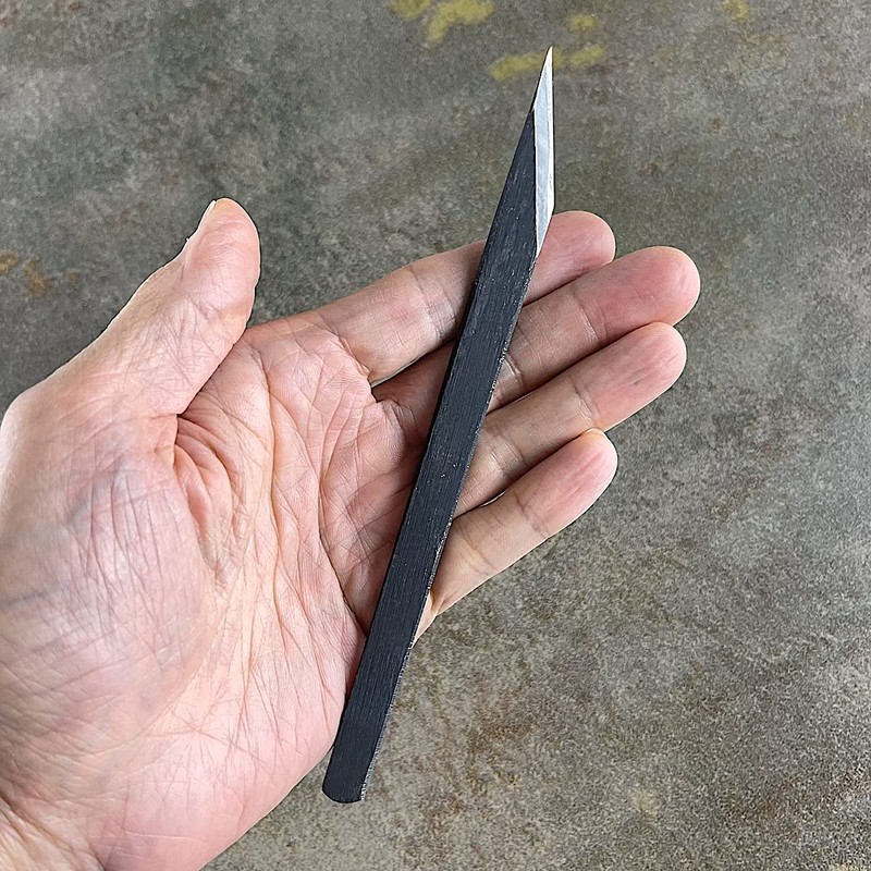 Japanese IKEUTI Wood Carving Knife 12 mm Right Bevel Professional