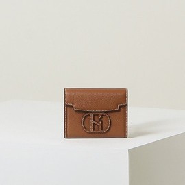 Hazzys (대구신세계)HAZZYS ACC 브라운 로고배색 소가죽 반지갑  HIWA4E529W2 (Daegu Shinsegae) HAZZYS ACC Brown Logo Contrast Cowhide Wallet HIWA4E529W2
