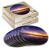8 x Round Coasters - Milky Way Night Sky Stars