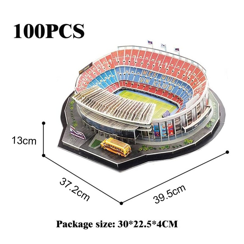 Georgie Porgy 3D Football Stadium Puzzle Toy DIY Building Kits