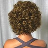 4/27 Short Wavy Curly Bundles with Closure Brazilian P4/27 Wavy