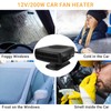 Car Heater,12V 200W Portable Windshield Defroster Demister with Heating/Cooling Fan