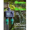 Insoma 2-Zone Sprinkler Timer, Programmable Garden Hose Timer with Auto/Manual/Rain