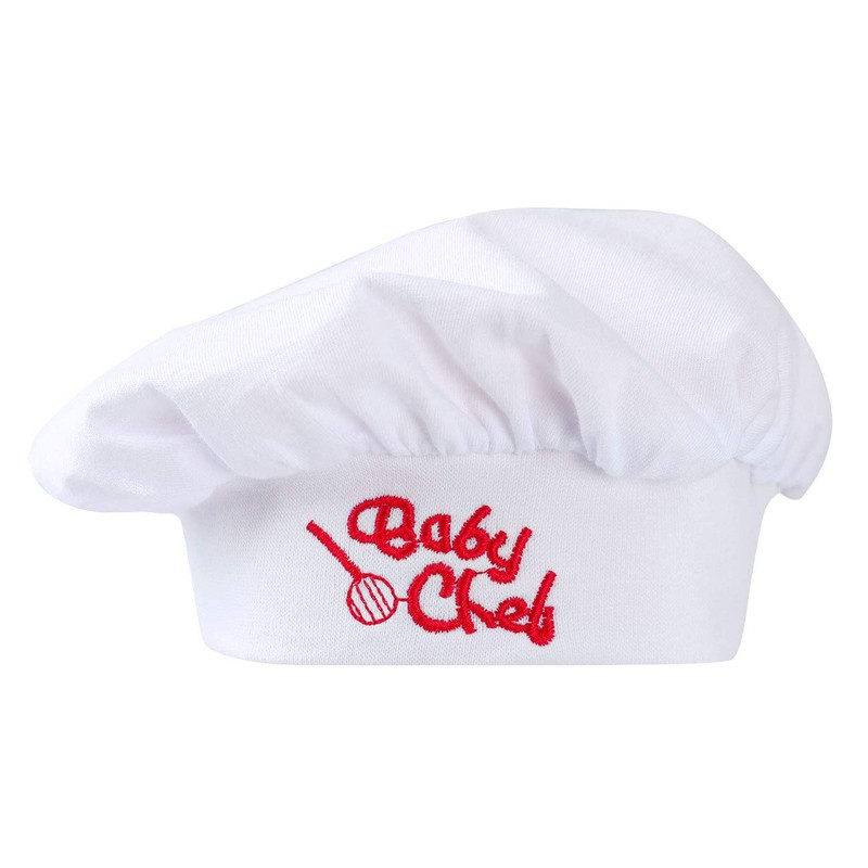 COSLAND Juego de Ropa de 3 Piezas con Sombrero, Chef,