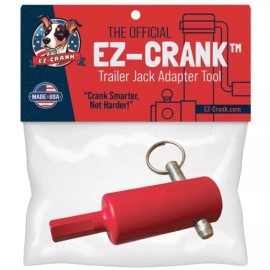 EZ-CRANK Drill Adapter 12K Trailer Jacks Fits Bulldog Ram Curt Fulton 1" Shaft
