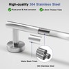 Bathroom Towel Rack, 24 Inch Towel Bar for Bathroom Wall