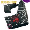 Putter Cover Headcover Pin Type Magnetic Closure Tailor Made Spider